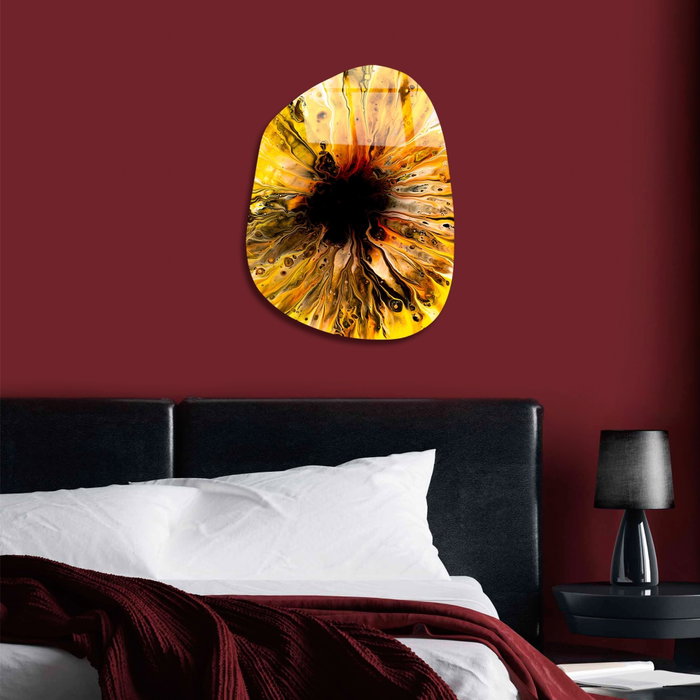 Wallity Pintura Decorativa de Vidrio Templado Multicolor 35 x 50 cm